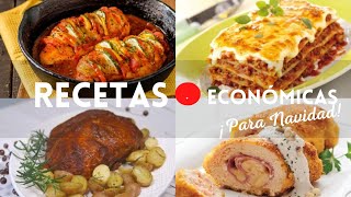 5 recetas económicas para Navidad  Cena navideña con platillos económicos  Cocina Vital [upl. by Haodnanehs]