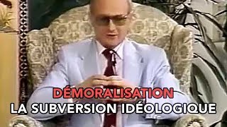 La subversion idéologique  Démoralisation  Partie 1  Yuri Bezmenov [upl. by Ynnahc]