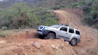 Xterra Pro4X on back road to Crown King [upl. by Rheims869]