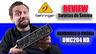 Behringer UPhoria UMC204HD Review en Español [upl. by Limann]