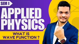 WHAT IS WAVE FUNCTION IN HINDI  Engineering physics  Quantum wave function [upl. by Nawud]