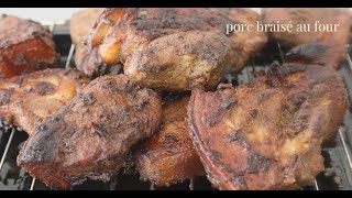 porc braisé au four  braised pork [upl. by Mcnully]