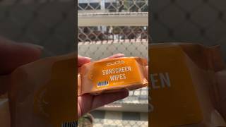 Zudio Sunscreen Wipes Review under ₹49 🌞✨ sunscreen sunscreenwipes zudio zudiofinds zudiohaul [upl. by Narrad448]