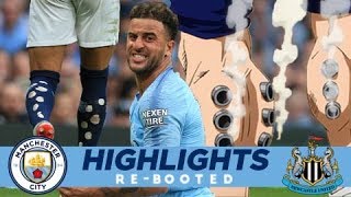 KYLE WALKERS SOCKS  HIGHLIGHTS  City 21 Newcastle [upl. by Levey]