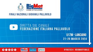 🔴BIGMAT FINALI NAZIONALI GIOVANILI U17M n°gara 462  VOLLEY TREVISO vs DIAVOLI POWERVOLLEY [upl. by Natasha427]