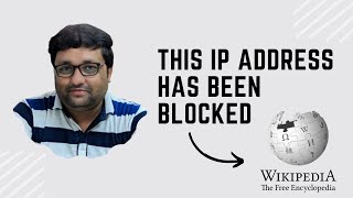 How to fix Wikipedia IP Address Blocked Issue  Wikipedia Account Issue  UnBlock Wikipedia Account [upl. by Lil]