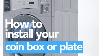 How to Install a Coin Box on Your CoinOp Washer and Dryer  Crossover 20 by Wascomat [upl. by Eilyac]