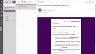 Utility Warehouse How to change webmail 70 Mailbox View Mode [upl. by Oihsoy144]