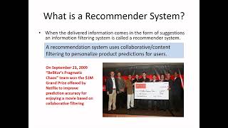 RecommenderSystems [upl. by Aicrop]