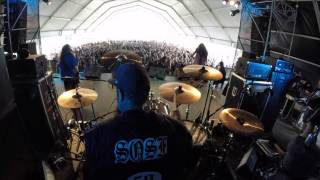 Merauder Drum Cam  Master Killer Resurrection Fest 2015 Viveiro Spain [upl. by Otrebireh]