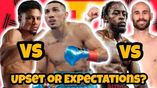 TEOFIMO LOPEZ VS JAMAINE ORTIZ amp KEYSHAWN DAVIS VS JOSE PEDRAZA WHO WINS [upl. by Nilra521]