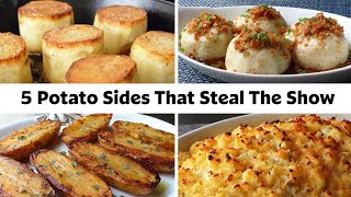 5 Delicious Potato Side Dishes  Food Wishes [upl. by Draned]