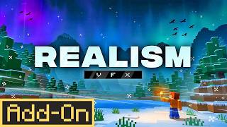 Realism VFX ADDON  The Most Realistic Minecraft Experience EVER indepth review [upl. by Cypro479]