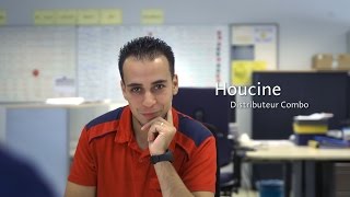 Houcine – Distributeur Combo chez bpost [upl. by Acinoev]