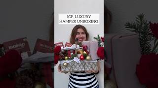 IGP Luxury Hamper Unboxing New Year gift hamper Flowers Chocolates and more shorts [upl. by Hairahs]