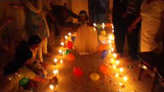 Khushi Kotekar Birthday Creative celebration with Candles [upl. by Selmore640]