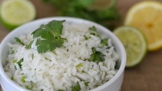 CILANTRO LIME RICE  How To Make Cilantro Lime Rice  SyS [upl. by Barnabas775]