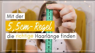 Stehen dir KURZE ODER LANGE HAARE ✂ Wir testen die berühmte 55cmRegel von John Frieda [upl. by Oneal]