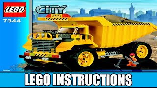 LEGO Instructions  City  7344  Dump Truck [upl. by Akinej]