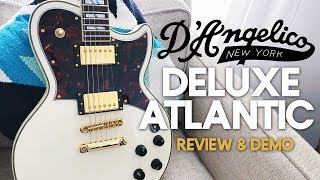 DAngelico Deluxe Atlantic Guitar Demo amp Review [upl. by Beverle]