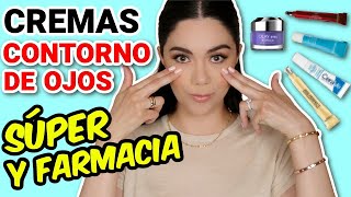 CREMAS PARA CONTORNO DE OJOS DEL SÚPER Y FARMACIA  MARIEBELLE COSMETICS [upl. by Ennasil]