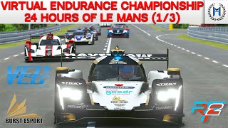 24 Hours of Le Mans on rFactor 2 VirtualEnduranceChampionship 13 [upl. by Ordnazil]