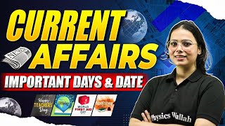 Important Days amp Date  Current Affairs  All Nursing Exams  RRB Staff Nurse 2024  AIIMS Norcet 8 [upl. by Aniroz]