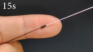 Strong Smooth Fishing Knot for Braid to Mono or Fluorocarbon Leader [upl. by Akenal3]