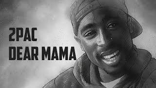 2Pac Dear Mama Lyrics oldschool hiphop lyrics [upl. by Lathrop157]