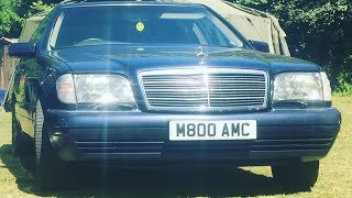 V8 MERCEDES W140 S500L STRAIGHT PIPED [upl. by Joappa]