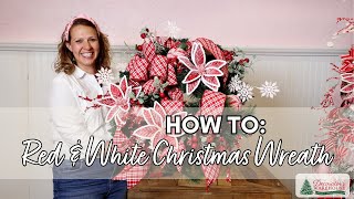 How To DIY Christmas Wreath Tutorial [upl. by Auqenahc884]