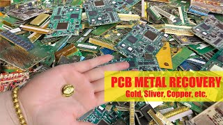 PCB Boards Recycling and Gold Recovery Plant Recycle GoldSliverCopper from E Waste [upl. by Dennis]