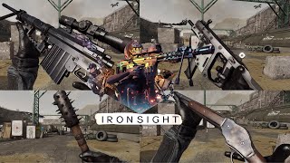 Ironsight All Weapons Showcase  4K 60FPS  2024 [upl. by Odrarebe21]