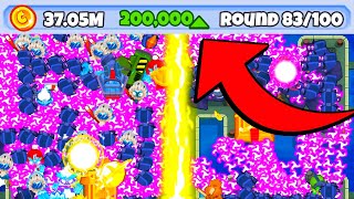 So I got over 200000 ECO in BANANZA Bloons TD Battles 2 [upl. by Steffi]