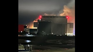 Fire Breaks Out At UK BAE Systems’ Nuclear Submarine Shipyard [upl. by Nylcsoj]