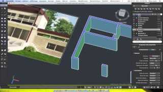 Autocad 3D MAC Tutoriel complet  PARTIE 3  Modélisation maison [upl. by Edmunda]