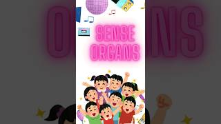 Sense Organs  5 senses  Learn sense organs trending shortvideo shorts senseorgans aumsum [upl. by Atiniv365]