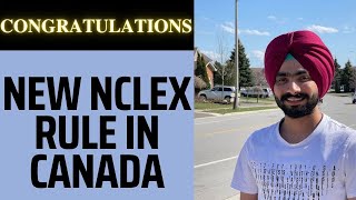 CONGRATULATIONS NURSES New NCLEX Rule In Canadanclex motivation trending sidhumoosewala [upl. by Jezebel]