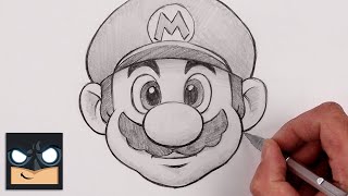 How To DRAW FACES  Super Mario 🍄  Sketch Tutorial for BEGINNERS [upl. by Kcirednek]