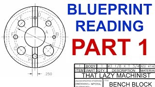 BLUEPRINT READING PART 1 Marc LEcuyer [upl. by Vinni]