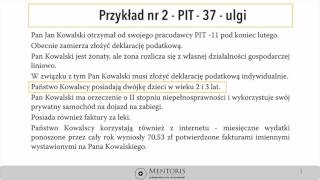 3 Jak wypełnić PIT cz3  ulga na dzieci [upl. by Groot]