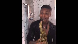 Kizz Daniel  Pour Me Water Official Video Saxcover [upl. by Ayanet]