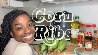 Cooking With Camille  TikTok Inspired Corn Ribs  CamilleB [upl. by Declan]