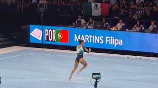 Filipa Martins  Floor  QUAL  World Championships 2023 [upl. by Nue300]