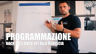 Programmare il BACK OFF e BACK OFF ALLA ROVESCIA [upl. by Ayrolg]