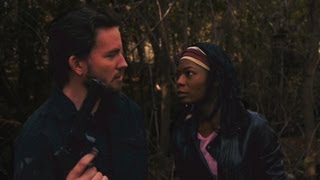 Walking Dead Bonus Michonne amp Rick Fall in Love [upl. by Gleich]