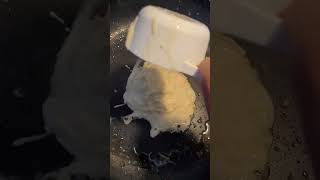 Frying Sounds raggmunk cooking pancake asmrsound asmr shorts fryingsounds frying [upl. by Haneekas999]