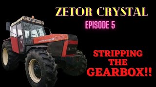 🚜🇮🇪 Stripping the gearbox  Zetor Crystal Ep5  4K HD [upl. by Assitruc]