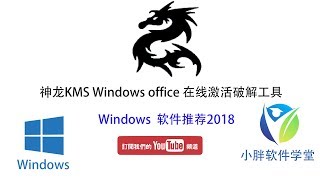 神龙KMS windows 1087 office 2019161310 server2008121619一键破解激活 [upl. by Delphina]