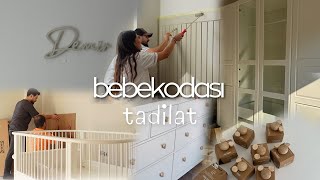 BEBEK ODASI MOBİLYALARIMIZ KURULUYOR  GÜN GÜN TADİLAT VLOG  HER DETAYI İLE ODA KURULUMU [upl. by Laine]